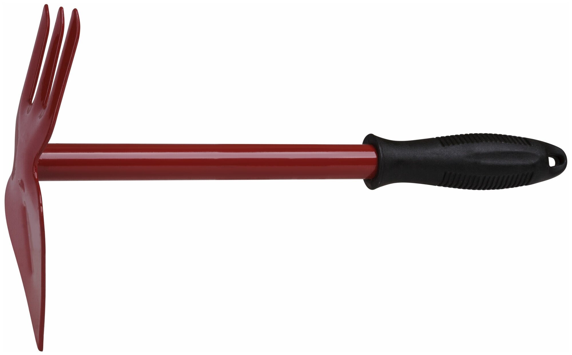 Мотыжка с ручкой МК-2(м) цельнометаллическая 3 зуба, лепесток - фотография № 3