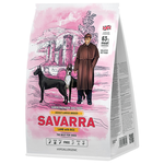 Сухой корм для собак SAVARRA ягненок, с рисом (для крупных пород) - изображение