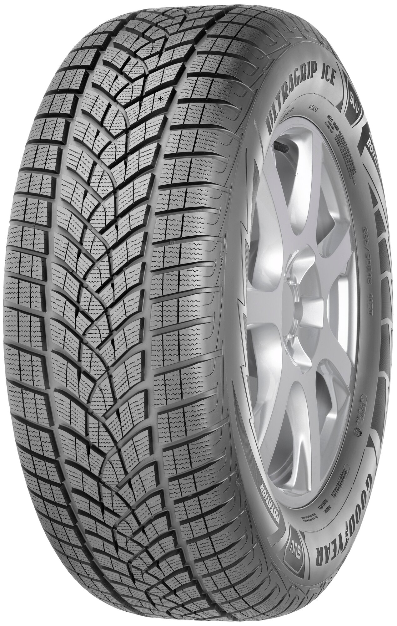 Goodyear Ultra Grip Ice SUV 225/65 R17 102T зимняя - фотография № 1