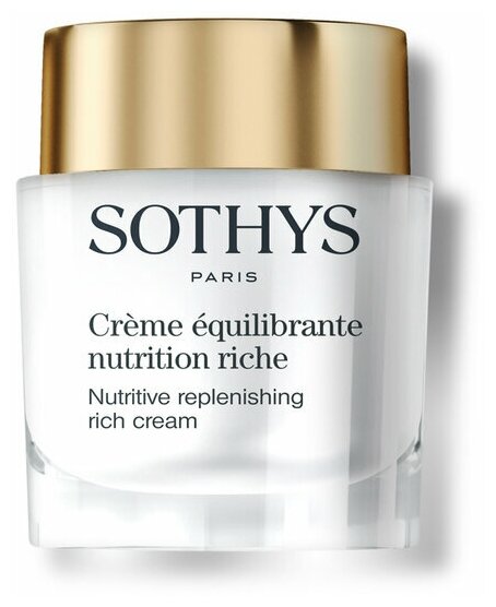 Sothys, Обогащенный питательный регенерирующий крем для лица Rich nutritive replenishing cream, 50 мл.