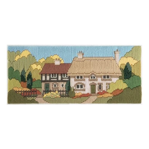фото Набор для вышивания в технике лонгстич woodland lane derwentwater designs