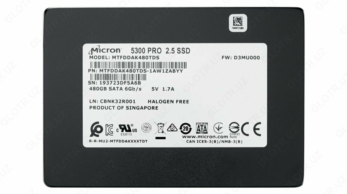 Накопитель SSD Micron 5300PRO 480Gb (MTFDDAK480TDS-1AW1ZABYY) - фото №5