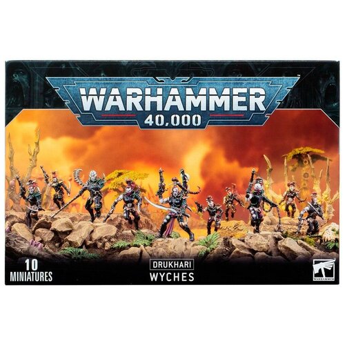 Набор миниатюр для настольной игры Warhammer 40000 - Dark Eldar (Drukhari) Wyches