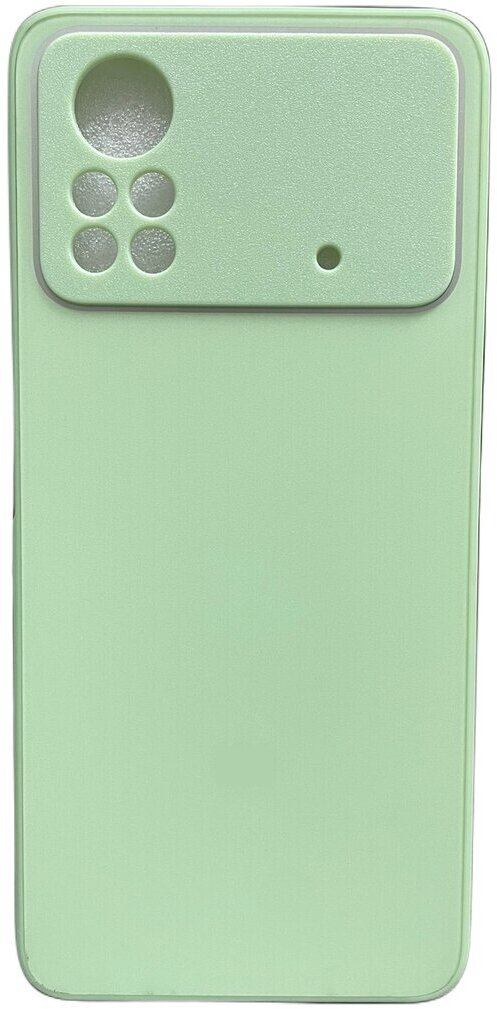 Чехол пластиковый для POCO X4 PRO 5G светло-зеленый