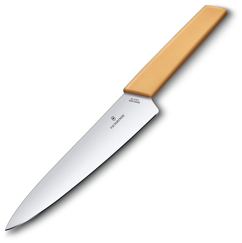 Нож кухонный Victorinox Swiss Modern (6.9016.198b) стальной разделочный лезв.190мм прямая заточка же