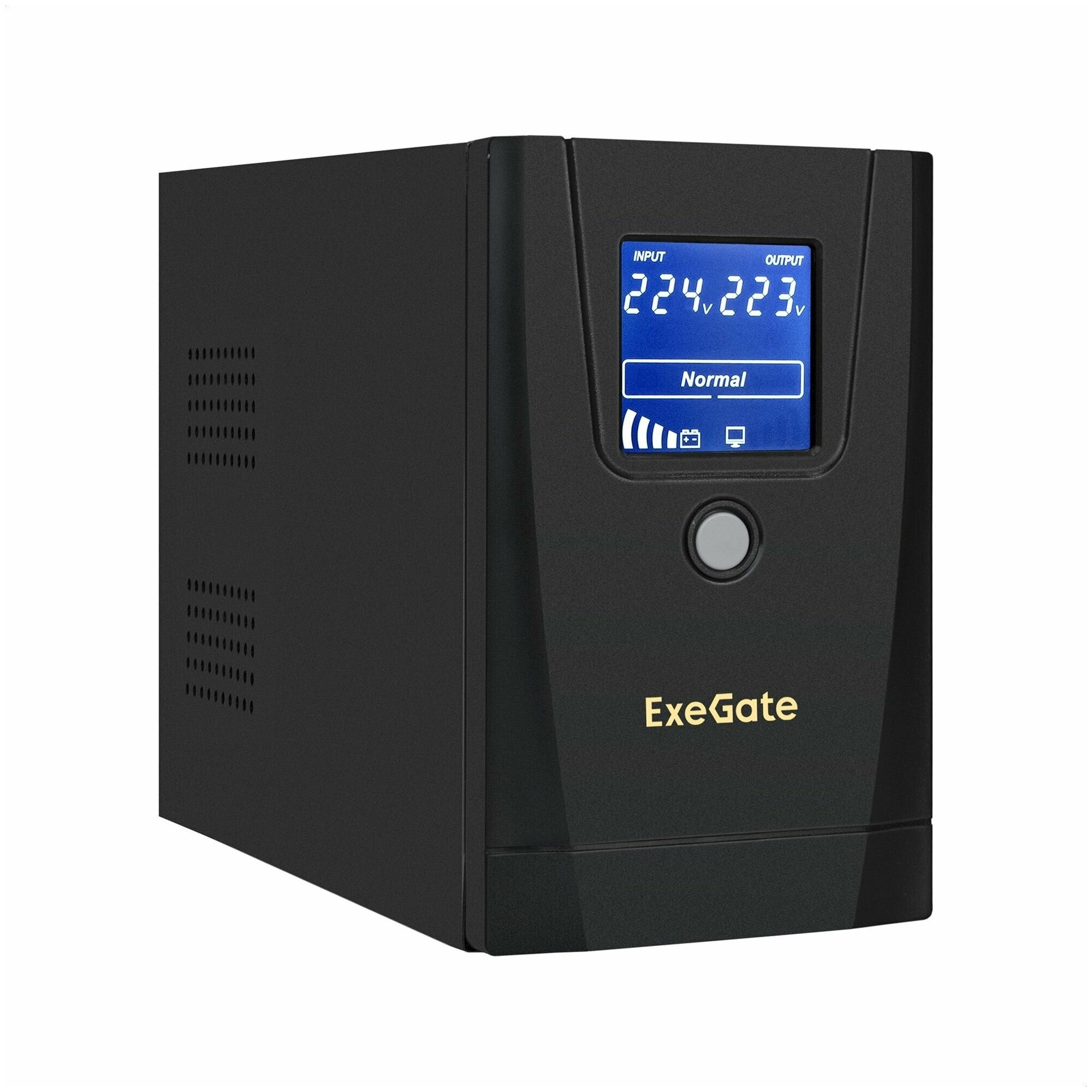 ИБП ExeGate SpecialPro Smart LLB-900. LCD. AVR.1SH.2C13 <900VA/500W, LCD, AVR, 1*Schuko+2*C13, металлический корпус, Black>