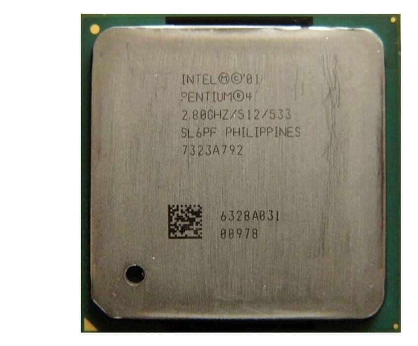 Процессор Intel Pentium 4 2800MHz Northwood S478,  1 x 2800 МГц, OEM