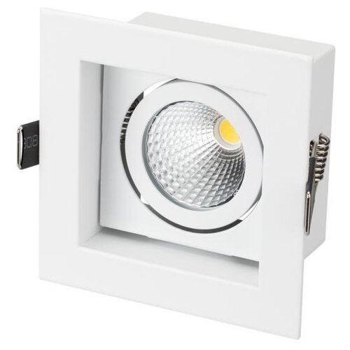 Светильник Arlight CL-KARDAN-S102x102-9W Day (WH, 38 deg), LED, 9 Вт, 4000, нейтральный белый, цвет арматуры: белый