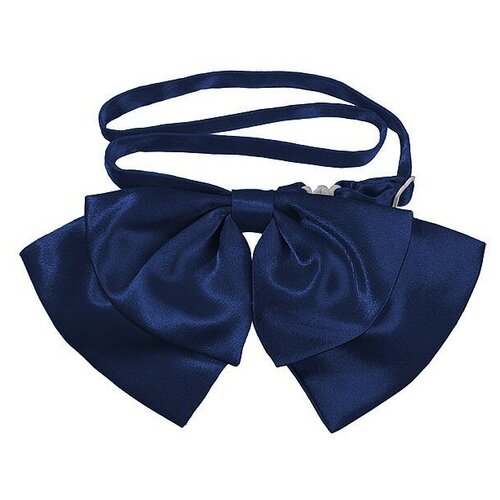 галстук для девочки школьный ирис женский галстук бабочка Бабочка G.Faricetti, синий