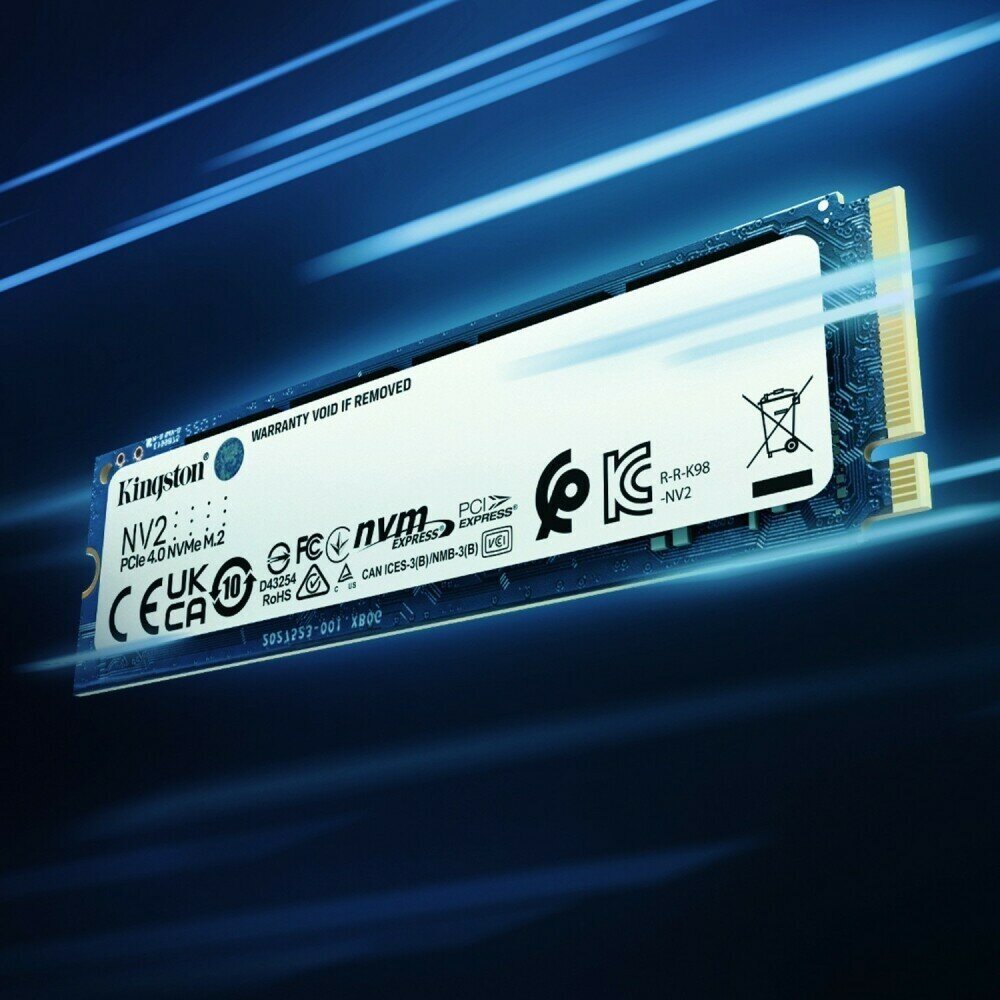 Накопитель KINGSTON SSD M.2 NV2 2TB PCIe 4.0 x4 3D NAND TLC (SNV2S/2000G) - фотография № 5