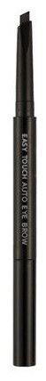 TONY MOLY Карандаш для бровей Easy Touch Auto Eyebrow, оттенок 01 black