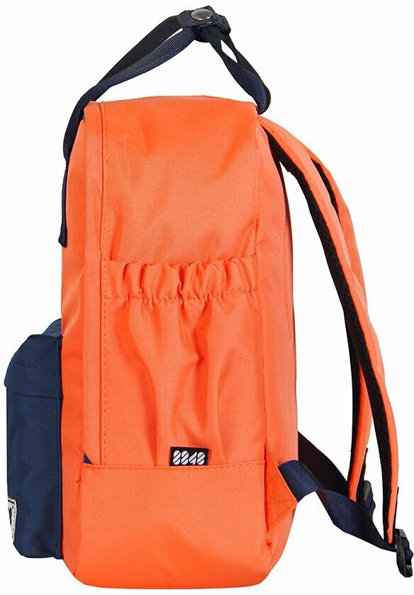Рюкзак / 8848 / 003-008-030 Рюкзак-сумка 33х14х23 см / оранжево-тёмно-синий