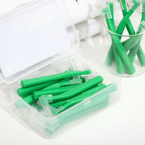 Ершики для брекетов и зубов набор 20 шт 08 мм 1шт 714₽