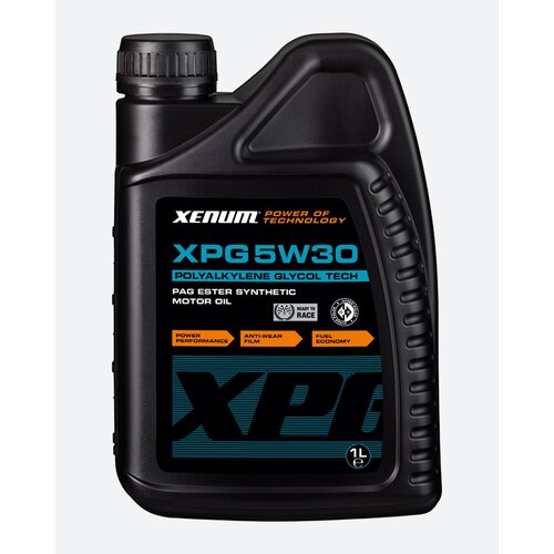 Моторное масло XENUM XPG 5W30 синтетическое с PAG (полиалкиленгликоль) технологией 1 литр