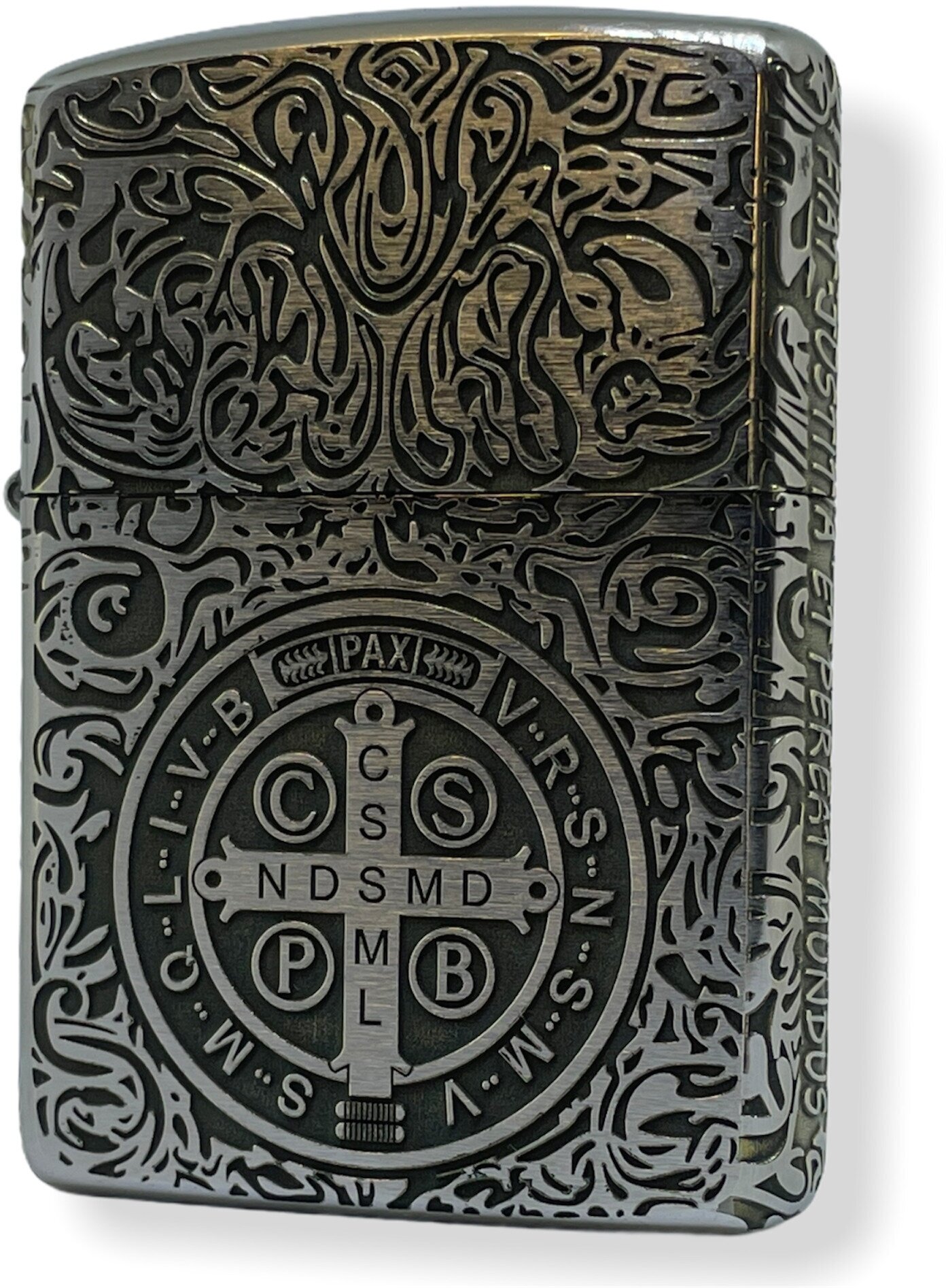 Зажигалка бензиновая Zippo Armor Хром с гравировкой Constantin