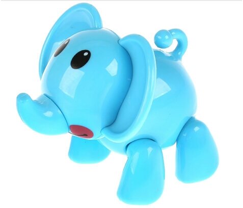 Игрушка для малышей Слоник, крутилка трещотка антистресс, 10 см