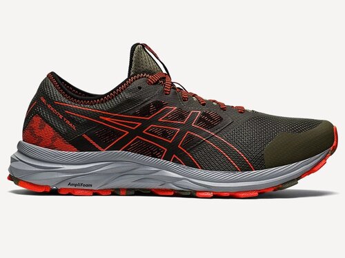 Кроссовки ASICS, размер RU 40.5 UK 7 1/2 US 8 1/2, красный