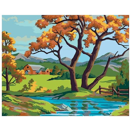 Картина по номерам Ранняя осень, 40x50 см картина по номерам осень на горном озере 40x50 см