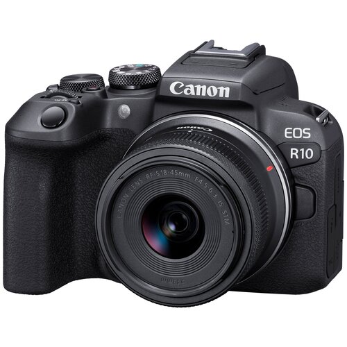 Фотоаппарат Canon EOS R10 Kit RU RF-S 18-45mm F4.5-6.3 IS STM, черный