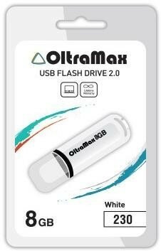 USB флэш-накопитель (OLTRAMAX OM-8GB-230-белый)