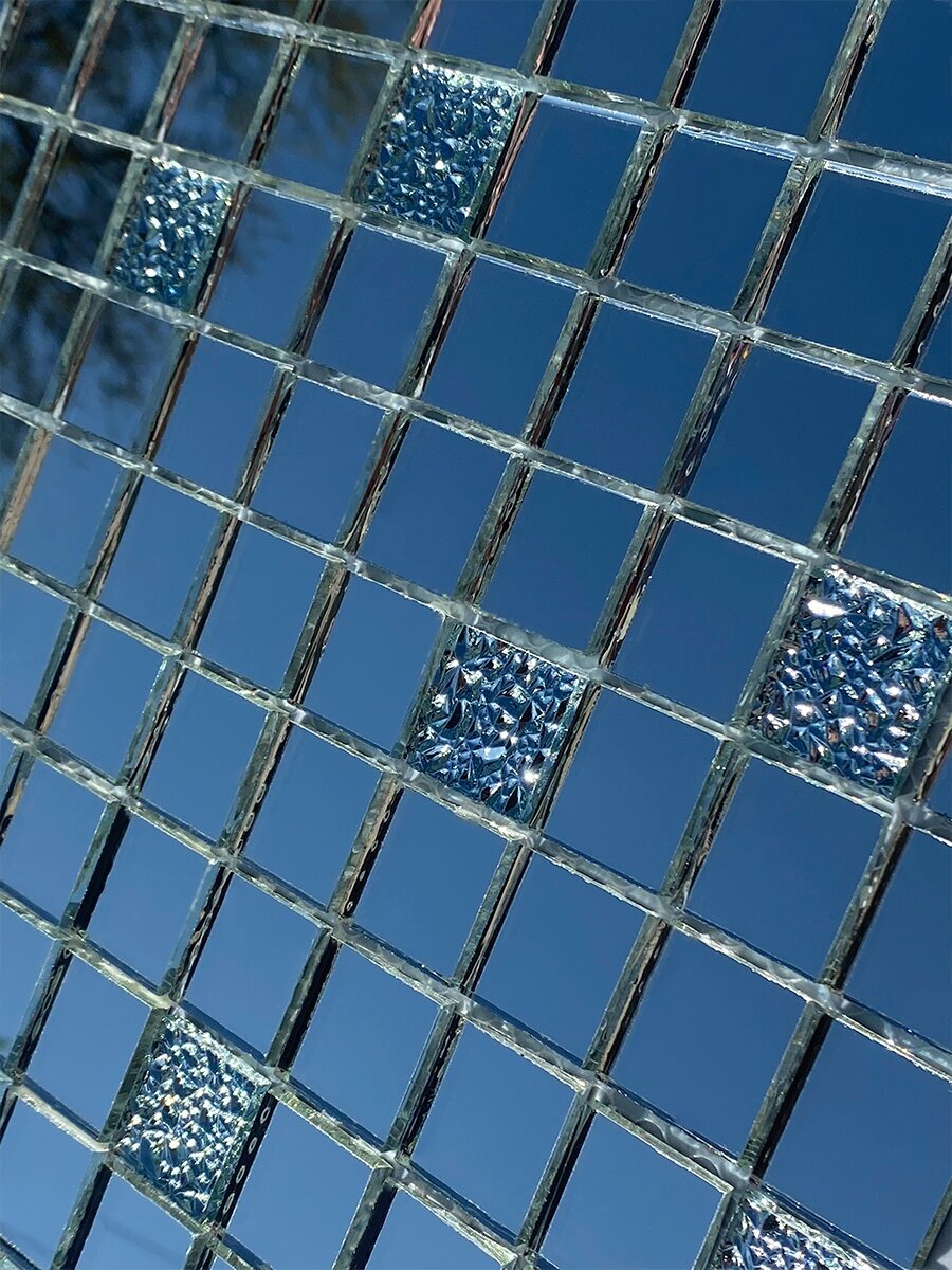 Зеркальная плитка мозаика для ванны / Кухонный фартук на стену / 30х30 см 5 листов (0.45 кв м в упаковке) - фотография № 16