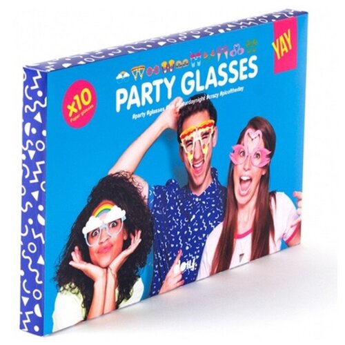 фото Бумажные очки для вечеринок doiy crazy glasses