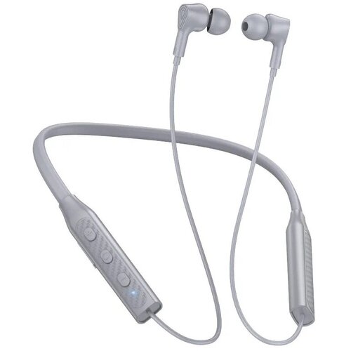 Bluetooth-наушники вакуумные с шейным шнурком Borofone BE59 Grey 56000₽