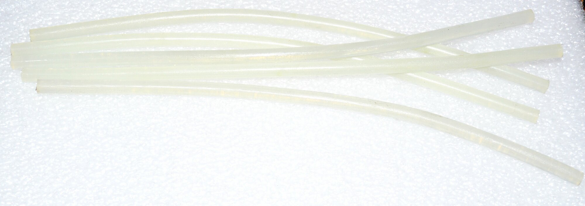 Клеевые стержни для клеевого термопистолета -5 штук, длина: 27см, диаметр: 7мм - фотография № 1