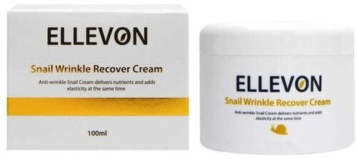 Крем для лица антивозрастной с экстрактом улитки Ellevon Snail Cream, 100 мл