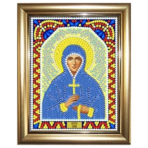 Алмазная мозаика Святая София 10,5Х14,5см в подарок золотая рамка для готовой работы