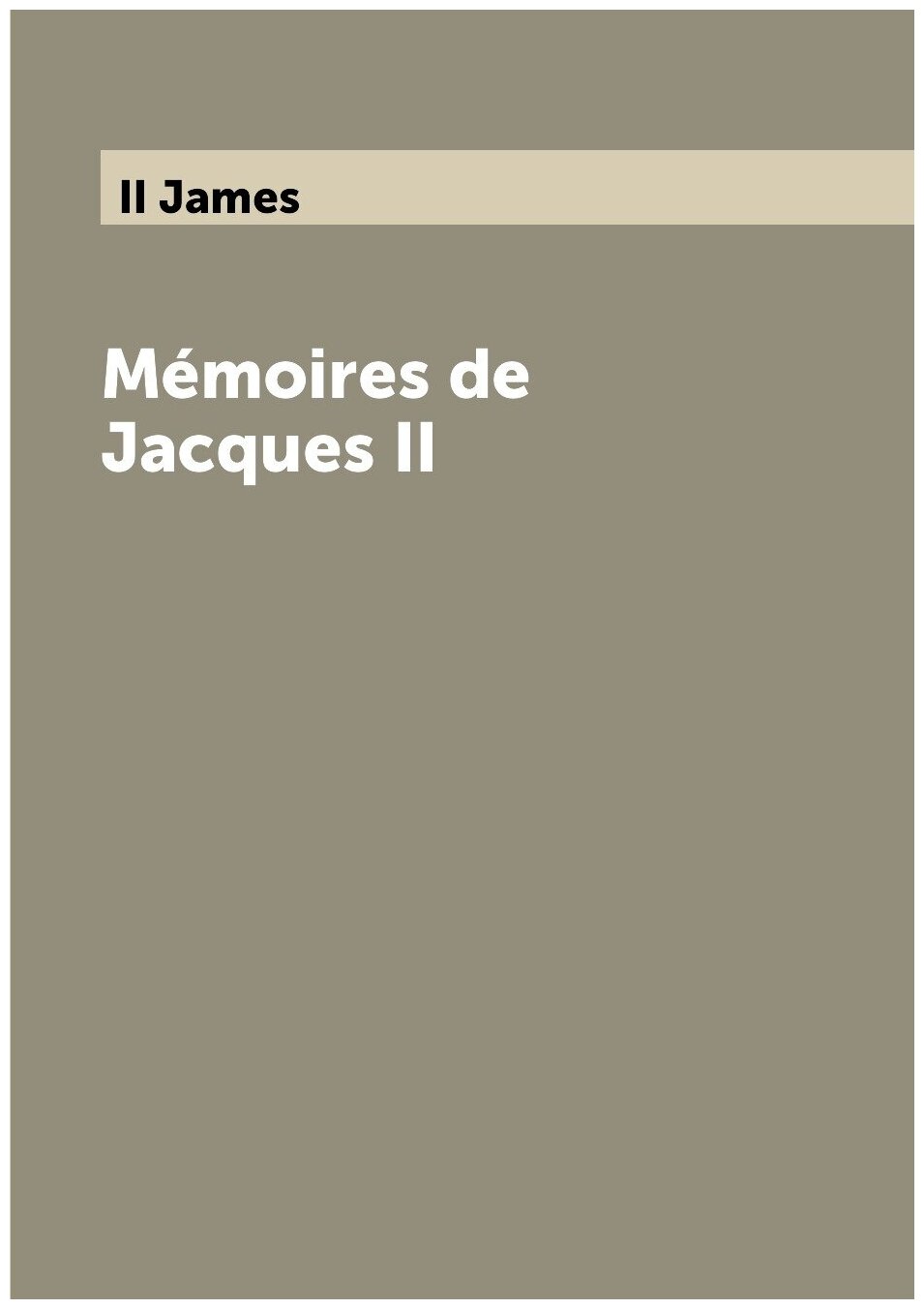 Mémoires de Jacques II