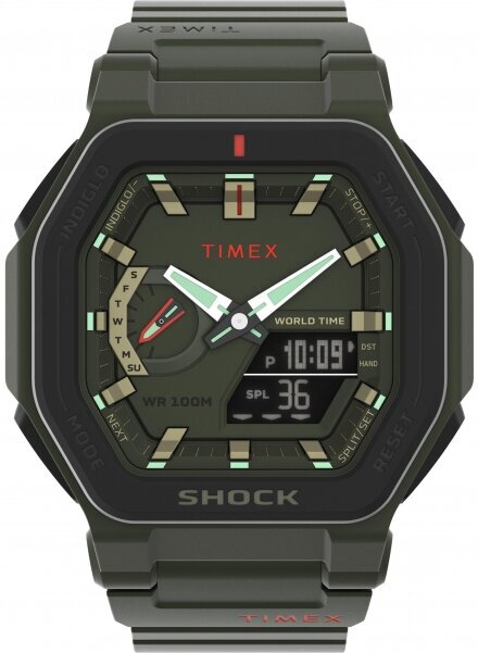 Наручные часы TIMEX, зеленый