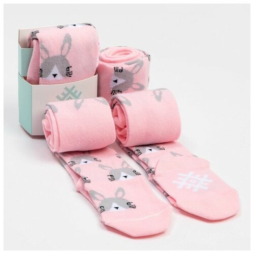 Колготки детские KAFTAN Зайки 116-122 см розовый 562₽