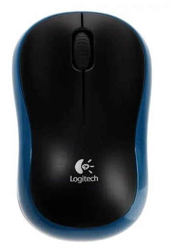 Мышь LOGITECH M185 ERW 2 синий оптическая (1000dpi) беспроводная (910-002236)