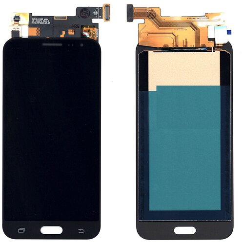 Дисплей для Samsung Galaxy J3 (2016) SM-J320 (OLED) черный 2pcs lcd display screen flex fpc connector for samsung galaxy j3 2016 j320 j320f j3208 g j4 j400 j400f port plug on board 40pin