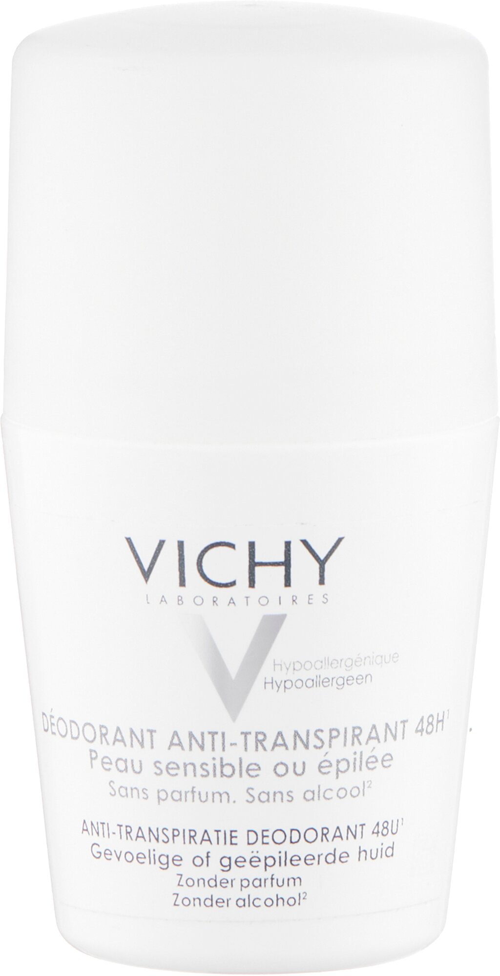 Дезодорант-антиперспирант шариковый VICHY для чувствительной кожи 48 часов, 50мл