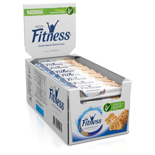 фото Злаковый батончик nestle fitness с цельными злаками, 24 шт