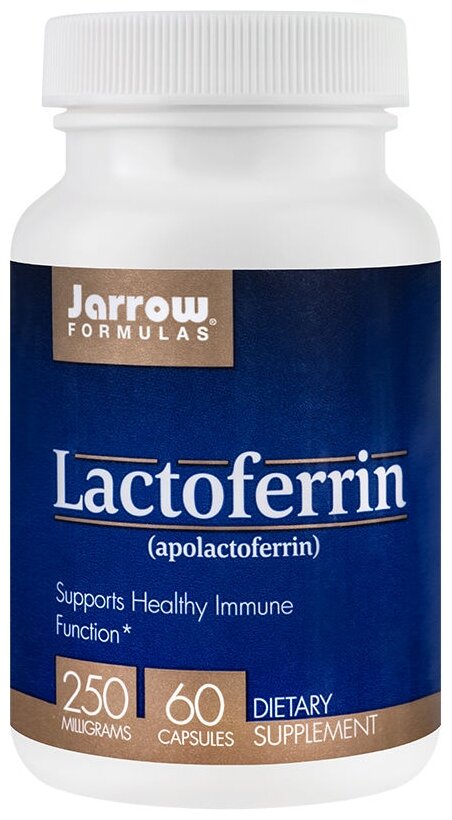 Лактоферрин 250 мг Jarrow Formulas Lactoferrin 60 кап