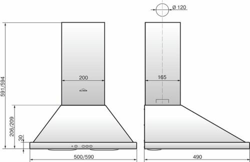 ELIKOR Кухонная вытяжка ELIKOR Оптима 60Н-400-К3Л нерж - фотография № 4