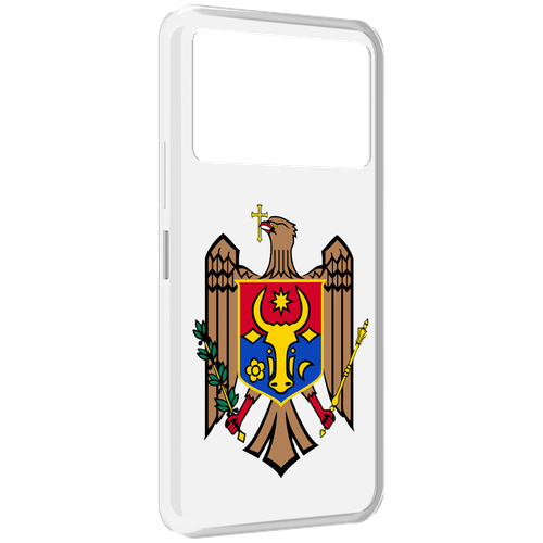 Чехол MyPads герб-молдовы для Infinix NOTE 12 VIP (X672) задняя-панель-накладка-бампер