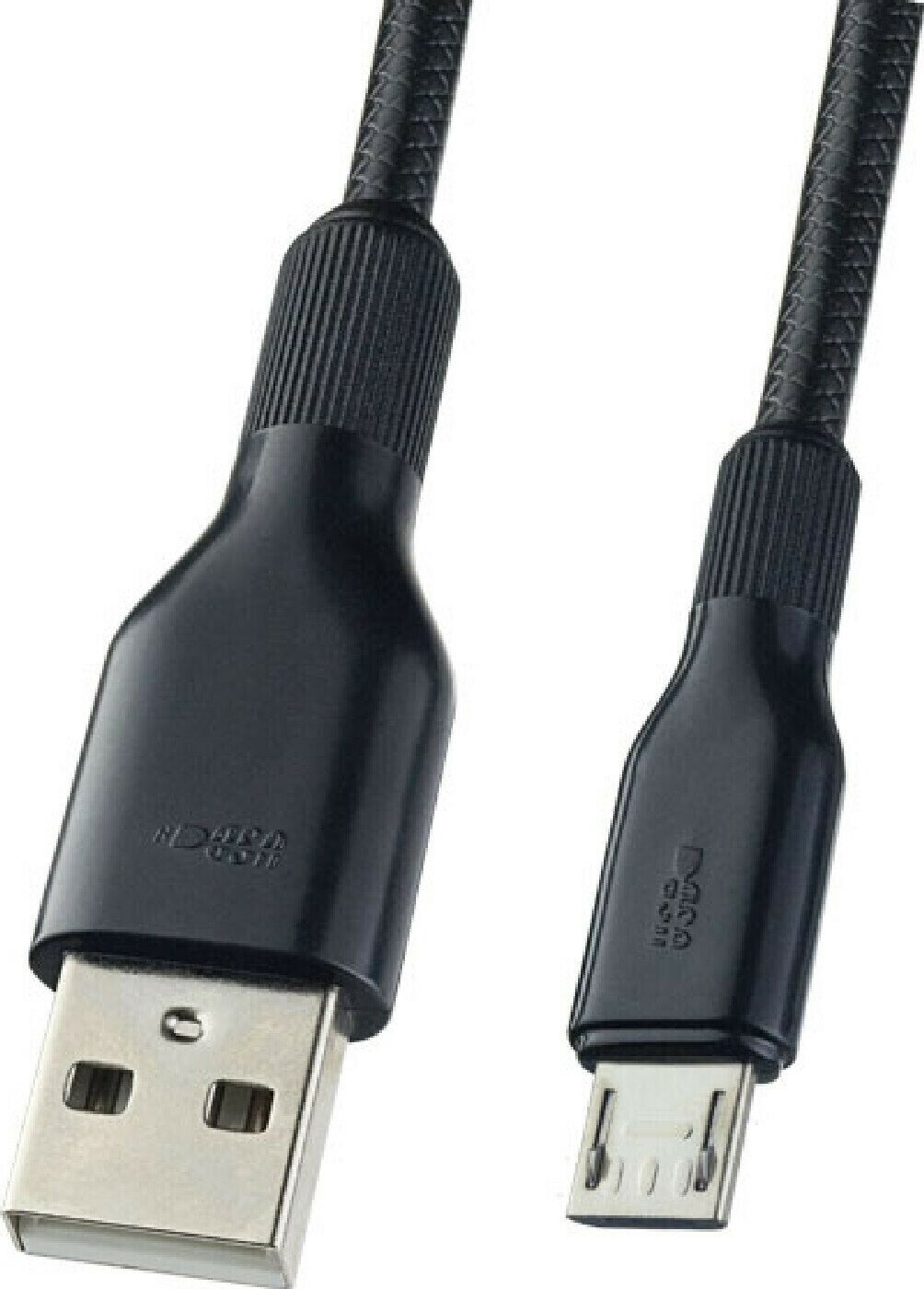 Кабель-переходник (адаптер) Мультимедийный кабель Perfeo USB2.0 A вилка - micro USB вилка, силикон, черный, длина 1 м, бокс (U4807)