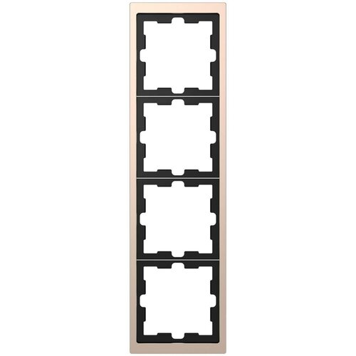 Рамка 4п Schneider Electric MTN4040-6551 Merten D-Life