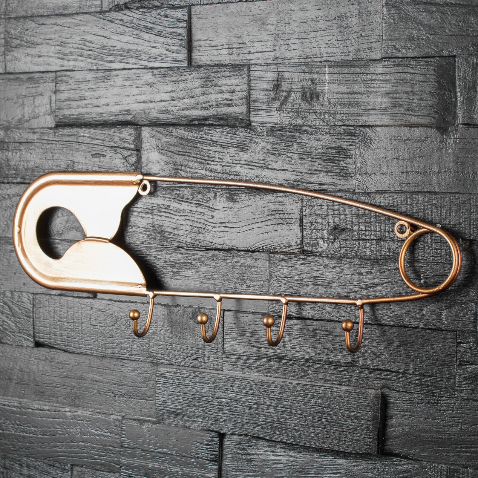 Настенная вешалка Coat Holder Pin With 4 Hooks - фотография № 2