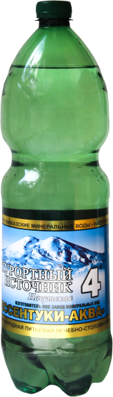 Вода минеральная Ессентуки-Аква №4 газированная, ПЭТ, 6 шт. по 1.5 л Новый