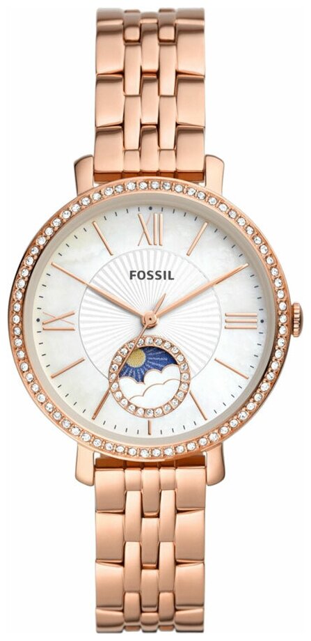 Наручные часы FOSSIL Jacqueline ES5165, золотой, белый