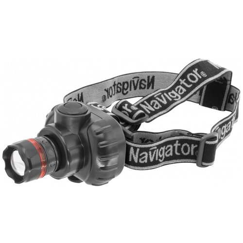 Фонарь Navigator 94 950 NPT-H03-3AAA налобн. 3 реж, фокус, 1LEDx1Вт, блист. фонарь 94 916 npt h04 3aaa налобн 4 реж 7led блист navigator 94916 3шт в упак