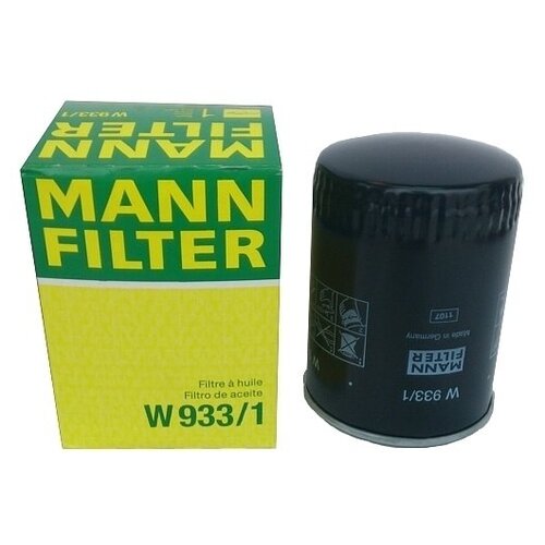 фото Масляный фильтр mannfilter w933/1