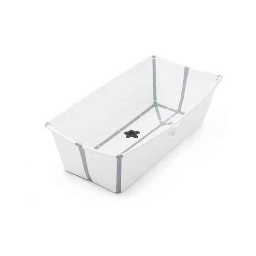 Ванночка Stokke FlexiBath X-large, белый/серый, 69 л, 41х24х82 см stokke ванночка flexi bath transparent green 531910