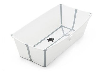 Ванночка Stokke FlexiBath X-large, белый/серый