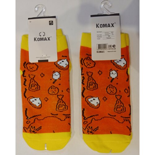 Носки KOMAX, 2 пары, размер М, оранжевый
